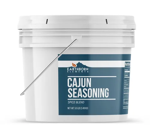 Vista 3 de Earthborn Elements Cajun Seasoning - Cubo de 1 galón, mezcla de especias, sabor rico