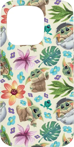 Vista 14 de Star Wars The Mandalorian Grogu - Carcasa con estampado tropical para iPhone 17