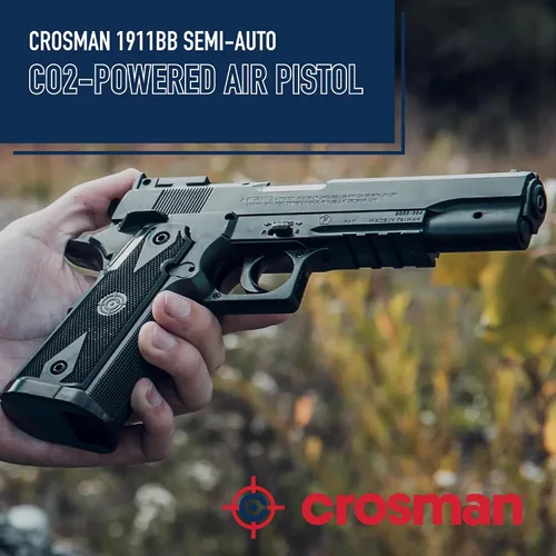 Vista 6 de Crosman 1911 Semi-auto .177 BB CO2 Pistola de aire