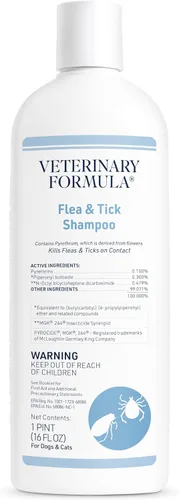 Vista 9 de Veterinary Formula Champú para pulgas y garrapatas para perros y gatos, 16