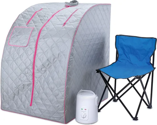 Vista 14 de Durasage - Sauna de vapor portátil para uso doméstico – Tienda de spa personal plegable para todo el cuerpo con generador de vapor de 800 W