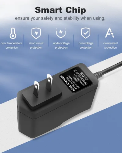 Vista 4 de Fuente de alimentación de 6V DC 2A, cable adaptador de corriente DC6V 0.2 x