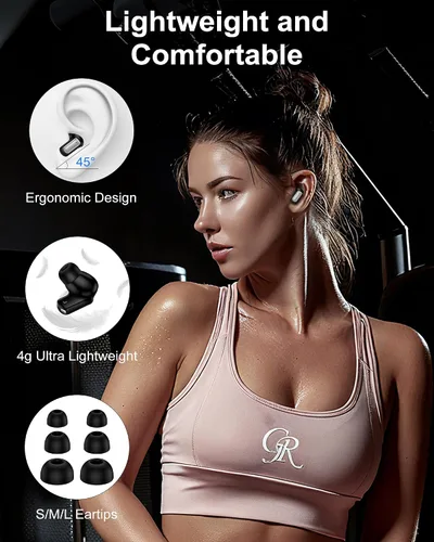 Vista 5 de Auriculares inalámbricos Android para Samsung Galaxy S26 S25 Ultra S24 S23 S22 Plus A17 A35 A16 A15 A54 Z Fold7 Flip7, HiFi estéreo Bluetooth