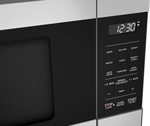 Vista 15 de Sharp Carousel® SMC0985KS - Horno microondas de convección 3 en 1 con freidora de aire, 0.9 pies cúbicos, 900 W, acero inoxidable