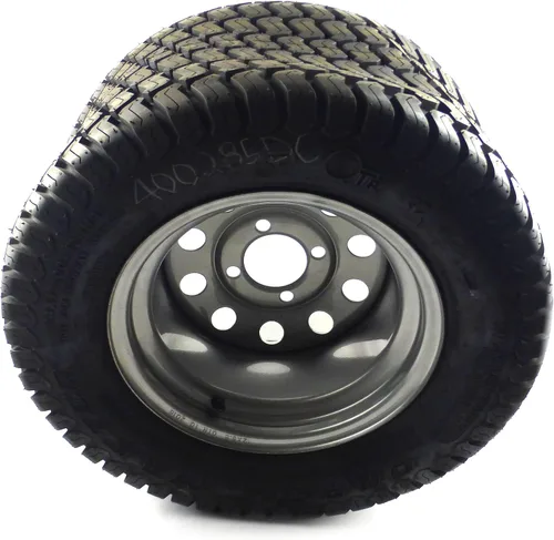 Vista 2 de Conjunto completo de rueda trasera Dixie Chopper original (24 x 12 x 12) neumático para cortacésped (2008-2012) SE2550, SE2734, SE2744, SE2750