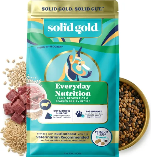 Vista 14 de Solid Gold Toy & Small Breed Dog Food Dry Small Bites - Alimento para perros de grano entero de bisonte - Croquetas saludables para perros con alta