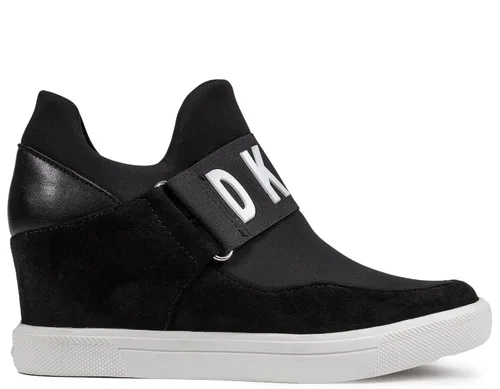 Vista 2 de DKNY Sandalias cómodas de tacón con cuña Cosmos para mujer