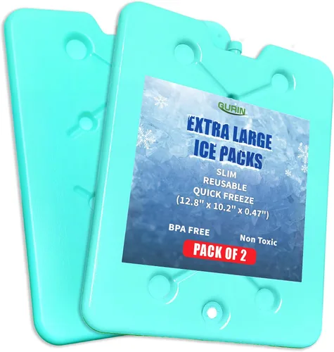 Vista 7 de GURIN Reusable Ice Packs for Lunch Box/Coolers, Bag, or Backpack Coolers - Cold Up to 8-12 Hours Long Lasting for Camping Picnic, Outdoor