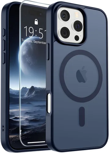 Vista 25 de SUPFINE Funda magnética para iPhone SE 2022 (3ª)/2020 (2ª), iPhone 8 (compatible con MagSafe) (protección contra caídas de grado militar), funda