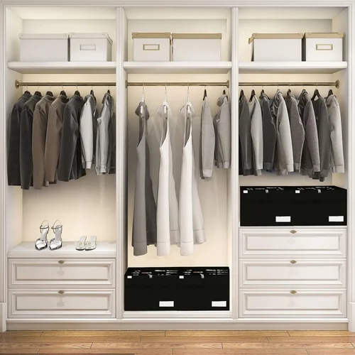 Vista 2 de Luvhomee Organizador de almacenamiento de zapatos, se adapta a 16 pares, caja organizadora de zapatos grande para armario, contenedores plegables