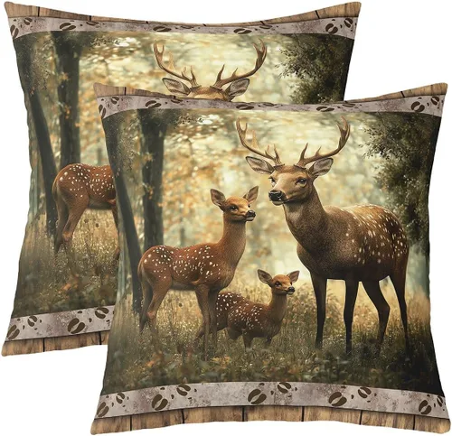 Vista 24 de Guitar Print Double Sides Print Pillow Covers 16"x16",Music Themed Bass Instruments Pillowcase Soft Square Cushion Cases,Rustic Music Score Note