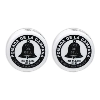 Pomada De La Campana Crema Medicada 1.2 Oz (Paquete de 2) Dr Bell's