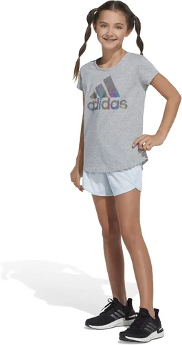 Vista 3 de adidas girls Stripe Mesh Shorts