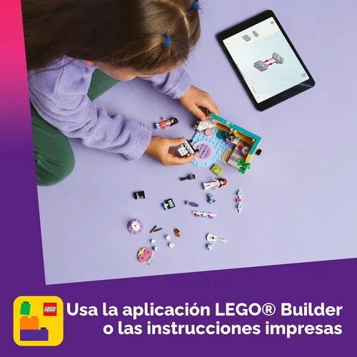 Vista 6 de LEGO Friends Paisley - Juguete de construcción de habitación, juego de simulación para niños, niñas y niños, a partir de 6 años, con 2 minidolls