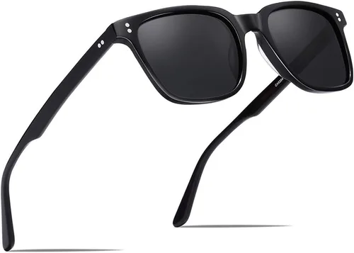 Vista 25 de Carfia Chic - Lentes de sol polarizados para mujer, protección UV400, marco de acetato pulido a mano