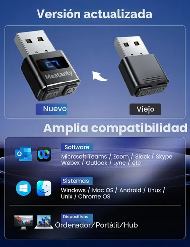 Vista 6 de Meatanty Agitador de Ratón Metálico Pequeño, Movedor de Mouse USB Indetectable, Agitador Automático con Modo Separado y Botones de Negro