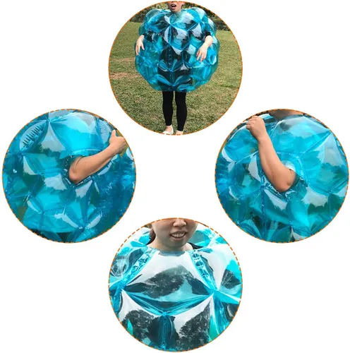 Vista 7 de SUNSHINEMALL Sumo Balls Bumper Balls Giant Inflatable Bubble House Summer Outdoor Toys for Kids Yard Human Hamster Ball Adults Active Play