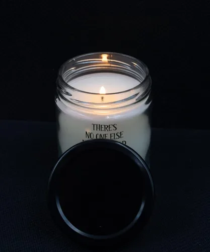 Vista 7 de Divertida vela para el día de San Valentín para hombres, aniversario, ideas de Navidad para marido, novio, prometido, esposa, novia, Theres Nadie