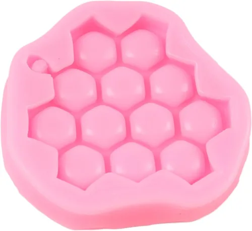 Vista 5 de Molde de silicona para colmena de panal, molde de silicona para decoración de pasteles de chocolate, decoración de cupcakes, caramelo de azúcar