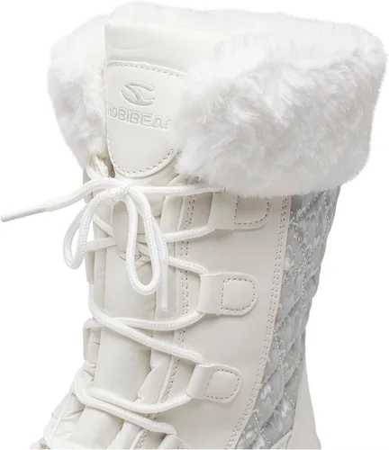 Vista 3 de HOBIBEAR - Botas de nieve de invierno para mujer