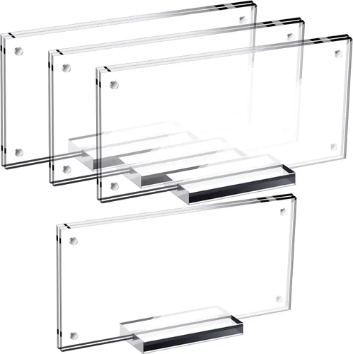 Vista 8 de 2 soportes de billetes de dólar, pantalla acrílica, estuche protector de billetes de moneda, marco de papel para coleccionistas de facturas, 7.3 x
