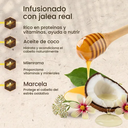 Vista 5 de TIO NACHO Acondicionador Aceite de Coco ultrahidratante, anticaída, Ultra Hidratación, 14 onzas líquidas