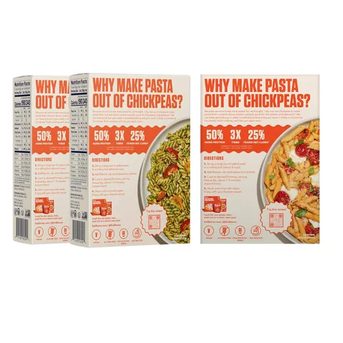 Vista 5 de Banza - Pasta de garbanzos, pasta saludable, sin gluten, de alta proteína