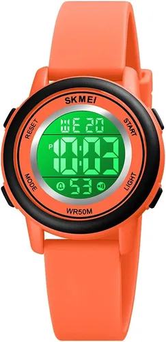 Vista 4 de MASTOP Moda LED Luz Digital Deporte Relojes Cronómetro Calendario Reloj 5Bar Impermeable Multifuncional Reloj de Pulsera