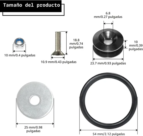Vista 2 de BFXM Clips de parachoques universales, kit de liberación rápida para parachoques delantero y trasero, soportes de parachoques para automóviles