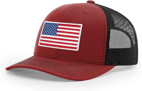 Vista 247 de Joe's USA Richardson 112 - Gorras de camionero con parche gráfico personalizado - Gorras estructuradas de cinco y seis paneles Richardson Premium