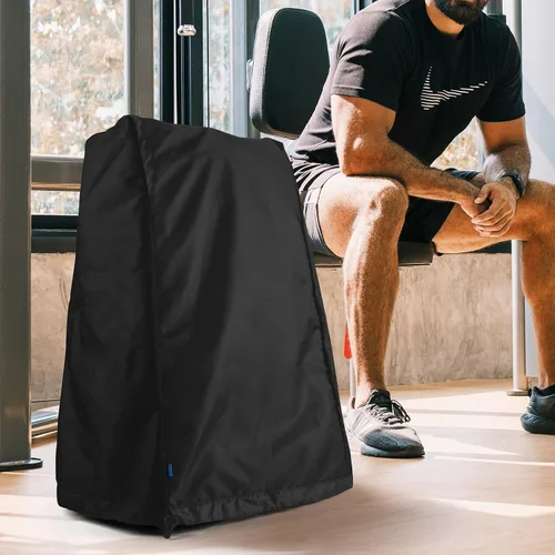Vista 2 de Xxerciz Funda protectora para mancuernas con marco A, portátil, a prueba de polvo, impermeable, antiarañazos, para gimnasio en casa