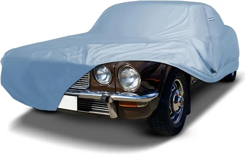 Vista 30 de iCarCover Funda de automóvil personalizada premium para Jaguar 420 1966-1969, resistente, impermeable, para todo tipo de clima, lluvia, nieve