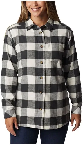 Vista 17 de Columbia Camisa de franela Holly Hideaway para mujer Tartán de búfalo de tiza