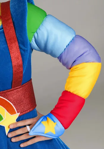 Vista 4 de Disfraz Auténtico de Rainbow Brite para Mujer Multicolor
