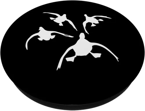Vista 2 de Committed Waterfowl PopGrip adhesivo PopSocket de caza de patos