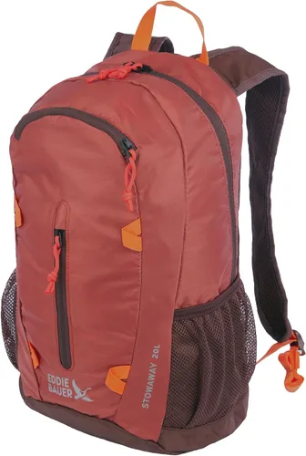 Vista 4 de Eddie Bauer Stowaway mochila unisex para adultos, 20 L, Rojo, Mameluco normal
