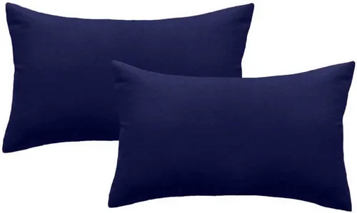 Vista 6 de Augld Paquete de 2 fundas de almohada para exteriores e interiores, impermeables, sólidas, color aguamarina, 18 x 18 pulgadas Aqua