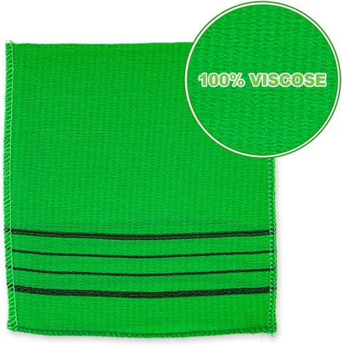 Vista 4 de [Paquete variado] Toalla exfoliante asiática coreana – Paño exfoliante para eliminar callos de la piel muerta, limpiar poros y reducir el brote