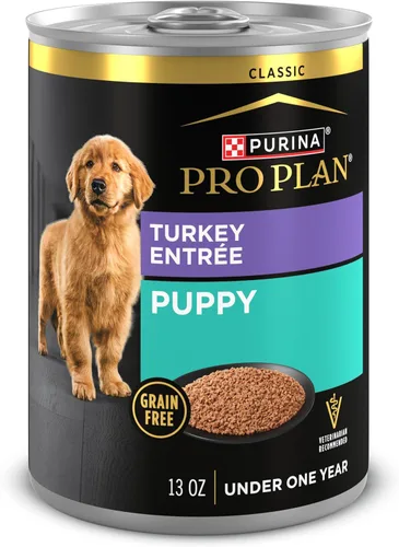 Vista 13 de Purina Pro Plan - Alimento húmedo para cachorros, entrante clásico de pollo, (12) latas de 13 onzas