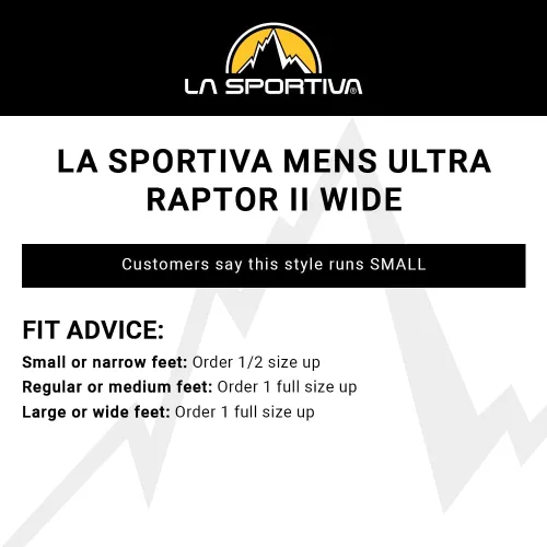 Vista 2 de La Sportiva Ultra Raptor II - Tenis de senderismo para hombre, color carbonosol hawaiano, 13.5 de ancho, CarbonoSol hawaiano