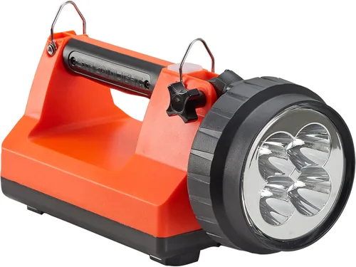 Vista 4 de Streamlight 45851 E-Spot LiteBox 1500-Lumen 110000 Candela Linterna de haz puntual recargable con carga CA/CC, correa de hombro resistente y estante