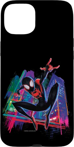Vista 9 de Marvel Spider-Man Miles Morales Graffiti City - Carcasa para iPhone 17