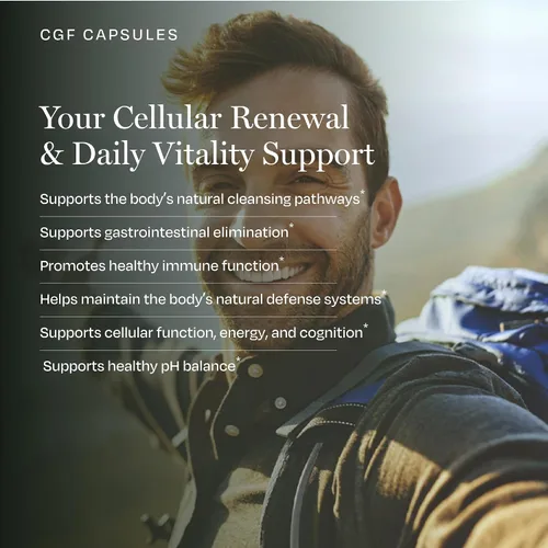 Vista 5 de BioPure Chlorella Growth Factor Cápsulas – Superalimento Nutracéutico denso en nutrientes lleno de proteínas, vitaminas, minerales y aminoácidos que