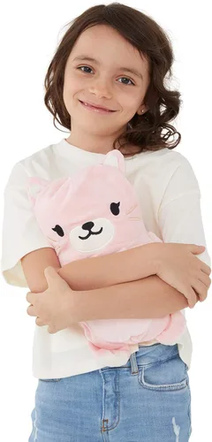 Vista 6 de Cubcoats Sudadera con capucha 2 en 1 para niños y peluche suave, Marrón