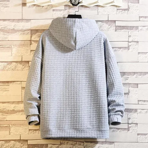 Vista 3 de EELHOE Hooded T Shirts for Men Long Sleeve Casual Novelty Tops with Hood Loose Fit Athletic Stretch Pullover