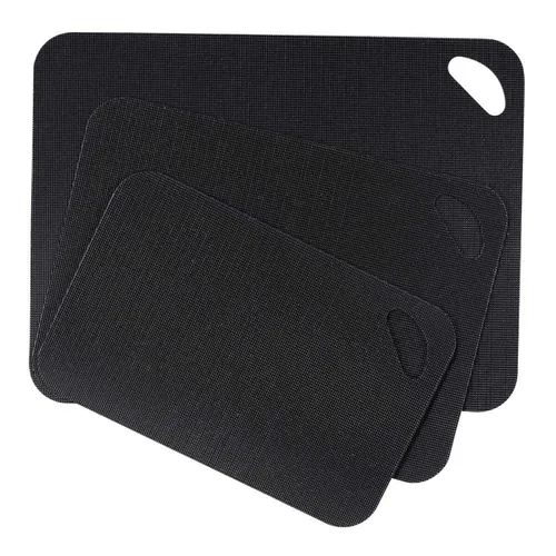 Vista 4 de Juego de tablas de cortar Wenko 55055100 Negro Plástico (3 Piezas)