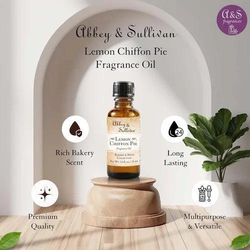 Vista 5 de Abbey & Sullivan Aceite de fragancia, tarta de gasa de limón, 1 oz