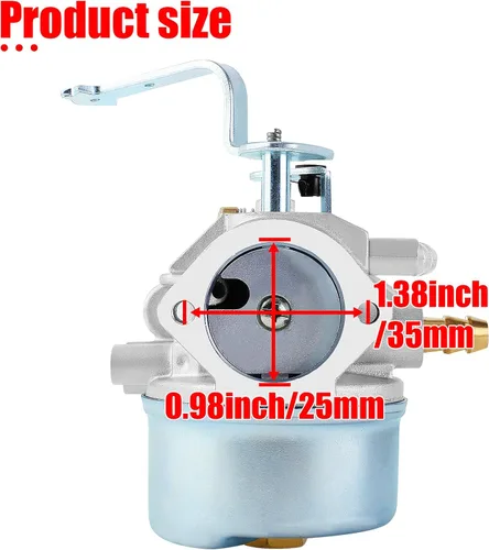 Vista 3 de 640260 640260A 640260B 640269 632689 Carburador compatible con Tecumseh HM80-HM100 LH318XA LH358XA LH358EA 8HP-10HP Coleman Craftsman Generator