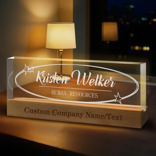 Vista 11 de Regalos personalizados para el día del jefe para hombres y mujeres, placa de nombre personalizada para escritorio, regalos personalizados