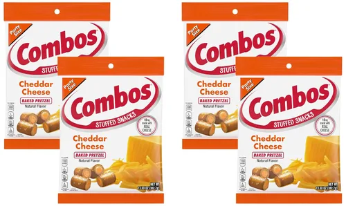 Vista 10 de Combos Bocadillos de pretzel horneados con queso cheddar, 13.5 onzas, bolsa, 13.5 onzas